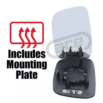 VW Transporter T5 Van 2003-2010 Heated Convex Mirror Glass Passenger Side Left • $14.86