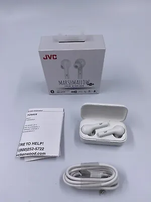 JVC Marshmallow+ PLUS Wireless Earbuds Touch Sensor Low Latency White • $12.90