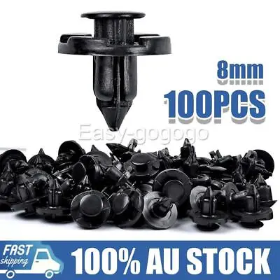 100X For Nissan GU Patrol 8mm Inner Guard Liner Grille Retainer Fastner Clips Q • $17.10