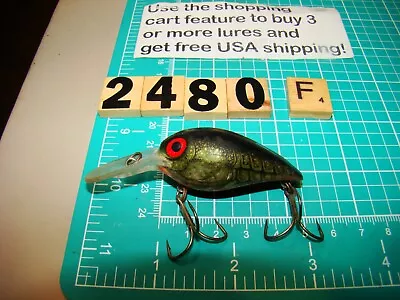 V2480 F  Storm Post Rapala First Edition Wiggle Wart Fishing Lure • $9.95