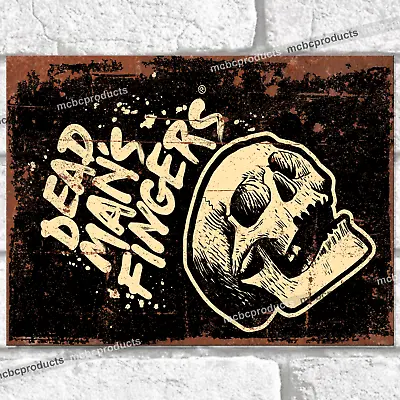£3.95 • Buy DEAD MANS FINGERS Metal Signs Vintage Retro Wall Plaque Garage Shed Rum Tin Sign