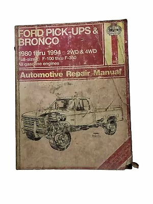 Ford F-150 Pick-up Truck 1980-1994 Shop Service Repair Manual Wiring Diagrams AC • $29.99