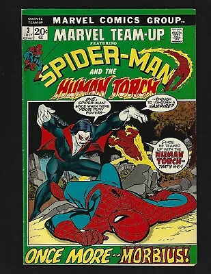 Marvel Team-Up #3 VF Kane 3rd Morbius The Living Vampire Spider-Man Fantastic 4 • $49.99