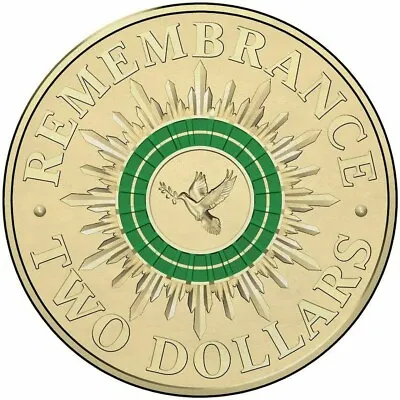 $41.95 • Buy 🔥🔥🔥 Very Rare Australian Two Dollar $2 Coin - 2014  Green Dove Circ Low Mint