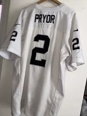 Terrelle Pryor 2012 Sewn Oakland Raiders Nike On Field Jersey Genuine Sz52 NFL • $29.98