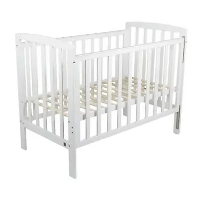 Childcare Bristol Baby Cot - White - With Drop Side • $299