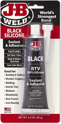 $16.80 • Buy JB Weld Ultimate Black Silicone Gasket Maker And Sealant 85gr J-B 32329 Auto