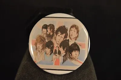 Lot Of 3 BEATLES And ROLLING STONES BUTTONS - PINS 2 3/8    Rock MUSIC  PINBACKS • $7.59