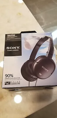 Sony MDR-NC8 Black WMI Noise Canceling Over The Head Foldable Wired Headphones • $19.95