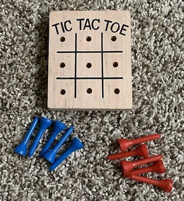 Vintage Wooden Tic Tac Toe Game. Rare. Good Condition  • $15