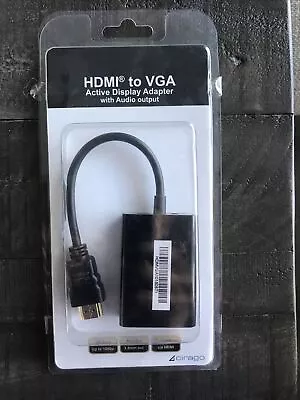 1080P HDMI Male To VGA Female Video Converter Adapter Cable . PC DVD HDTV New • $10.99