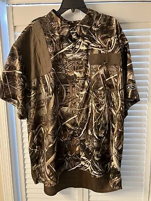 Drake Waterfowl Button Up Shirt 3XL Short Sleeve  • $9.99