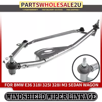 Windshield Wiper Transmission Linkage For BMW E36 318i 325i 328i M3 1991-1999 • $37.39