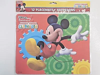 Disney Junior MICKEY MOUSE CLUBHOUSE Birthday Party PAPER PLACE MATS Table Decor • $12.99