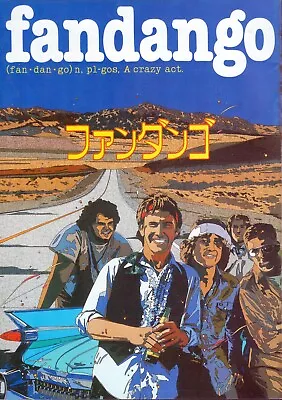 Fandango (1985) Japanese Program - Free Shipping • $19.99