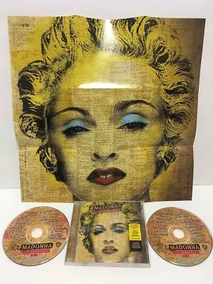 RARE Celebration Gold Promo Poster Madonna Vintage Album 80's 90s Old CD DVD Lot • $7.99