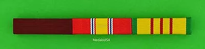 NAVY VIETNAM SERVICE MOUNTED 3 RIBBON BAR - U.S. Awards To Veteran • $13.95