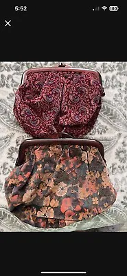 Vintage Tapestry Carpet Bag Purse Handbag • $20