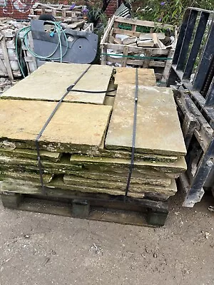 Reclaimed York Stone Paving Flags  • £1