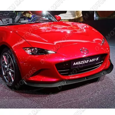 For 2016-2021 Mazda Miata MX-5 MP-Style JDM Matt Black Front Bumper Body Kit Lip • $65.99