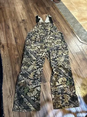 Jerzees Bibs Mens 46x32 Camo Mossy Oak Hunting Overalls • $45.99