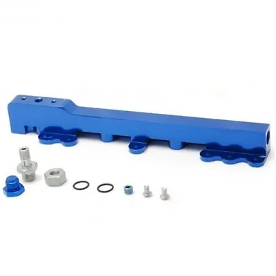 Blue Racing Billet Intake Fuel Injector Rail For 88-00 Honda  D15B7 D15B8 D16A6 • $59.95