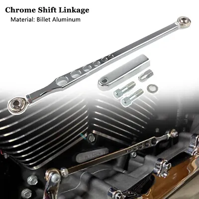 Chrome Performance Machine PM Holeshot Shift Linkage Rod For Harley Softail Dyna • $16.13
