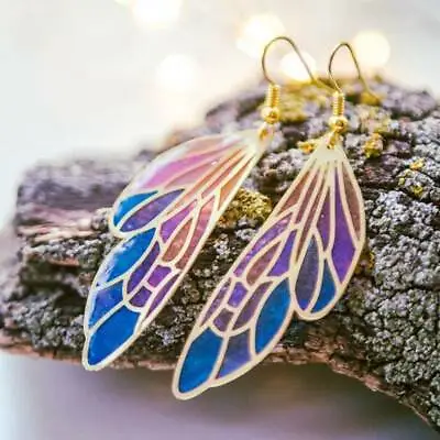 Fairy Simulation Wing Earring Insect Butterfly Wing Drop Earring Bridal Je//// • $6.17