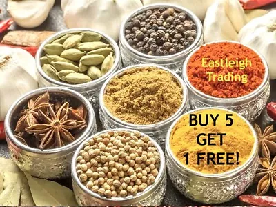 *buy 5 Get 1 Free* Indian Spices Seeds Seasonings Msg Herbs Saffron Curry Masala • £2.99