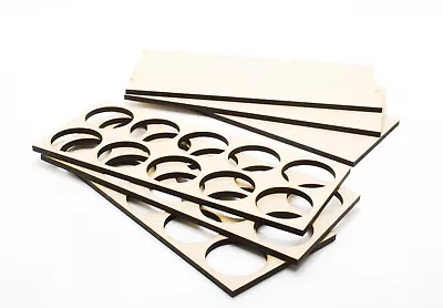 25mm Round Movement Base Trays 3mm MDF Various Sizes Available • £1.99