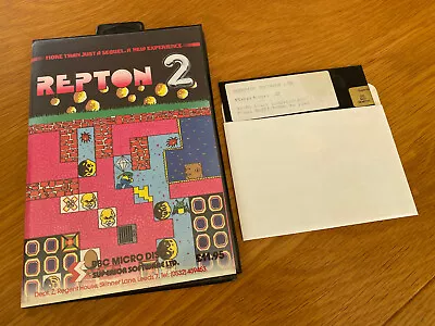 Acorn BBC Micro Computer Game Repton 2 Disk Version Master Electron Rare • £22.99