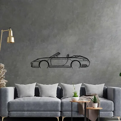 Wall Art Home Decor 3D Acrylic Metal Car Auto Poster USA Silhouette Midget 1966 • $89.99