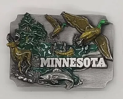 Vintage State Of Minnesota Belt Buckle • $35