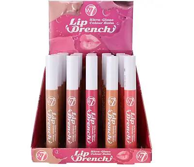 W7 Lip Drench Ultra Glaze Contour Balm Lipstick Moisturising • £4.89