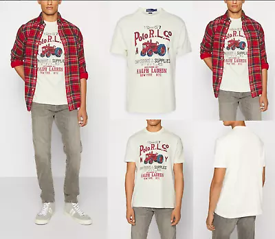 £105.88 • Buy Polo Ralph Lauren Retro Printed Jersey T-Shirt Classic Fit T-Shirt Top Bwnt XL