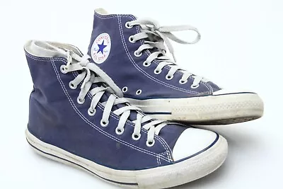 Vintage Converse All Star Chuck Taylor Navy Blue Made USA Men Size 10 1/2 • $24.99