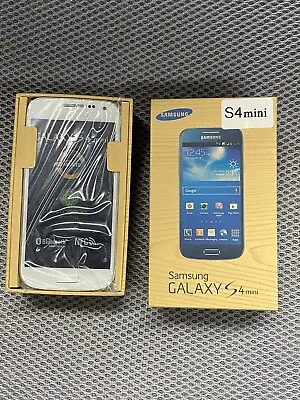 Samsung Galaxy S4 Mini GT-I9195 - 8GB - White Frost (Unlocked) Smartphone • £45