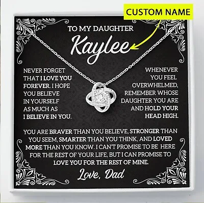 My Daughter Necklace Daughter Father Necklace Daughter Jewelry Gifts From Dad • $33.99