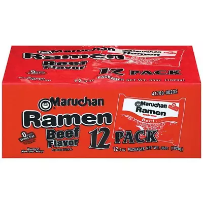 Maruchan  Noodle Beef Flavor Soup 3 Oz 12 Count • $12.37