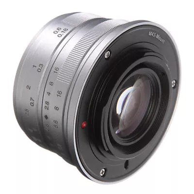 Manual Focus 25mm F/1.8 Prime Camera Lens For Panasonic Micro 4/3 G1 G2 G3 G6 • $124.30