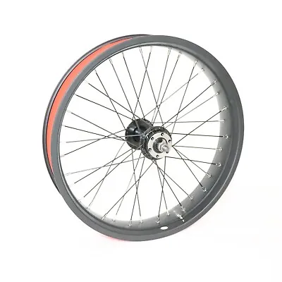 $109.99 • Buy EBikeling Bicycle 20  FAT Front Rim Hoop 80mm 36H 4  Mountain Bike Wheel Tire