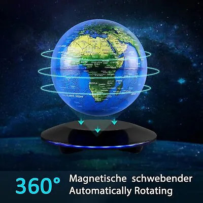 £91.82 • Buy Magnetic Floating Globe Automatic Rotating Educational World Globe World Map♡