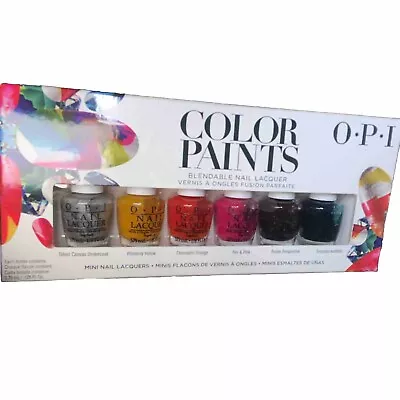 OPI Nail Lacquer - COLOR PAINTS Collection - Mini Pack 6 Colors 3.75ml • $13