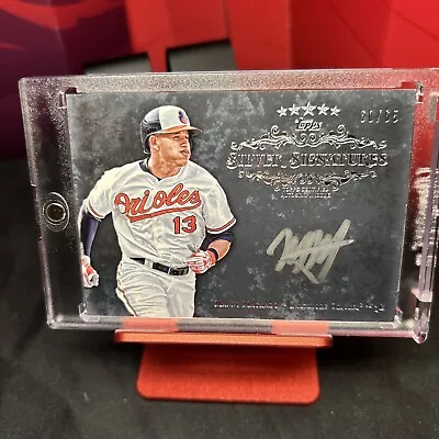 2013 Topps 5 Star Manny Machado Silver Signatures Card Auto FSSS-MMA /65 Orioles • $15.50