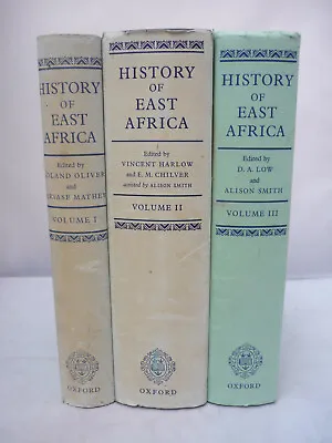 History Of East Africa - Roland Oliver & Gervase Mathew HB DJ - 3 Volumes • £59.96