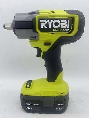 Ryobi 18V ONE+ HP Brushless 1600Nm Impact Wrench RIWH18X + 5Ah RB1850C Battery • $370.99