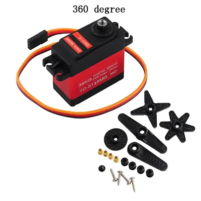 35kg Coreless 360 Degree Continuous Rotation Metal Gear Digital RC Servo Motor • $37.33