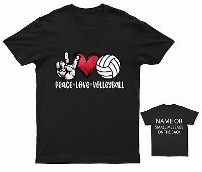 Peace Love Volleyball T-shirt • £13.95