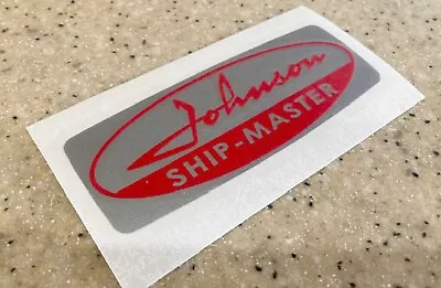 Johnson Vintage Shipmaster Outboard Motor Control Box Decal  + FREE Shipping! • $12