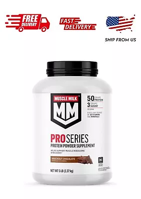 Muscle Milk Pro Series Protein Powder 50g Protein Knockout Chocolate 5 Pound • $75.99